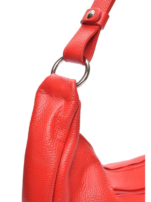 Anna Luchini Rot Rindsledertasche - Image 3