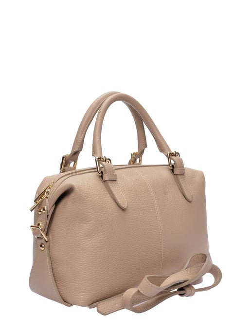 Luisa Vannini Beige Rindsledertasche - Image 2