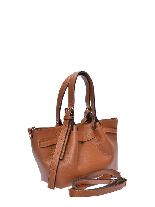 Luisa Vannini Braun Rindsledertasche - Image 2
