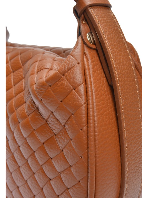 Anna Luchini Braun Rindsledertasche - Image 3