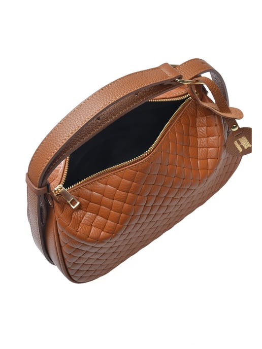 Anna Luchini Braun Rindsledertasche - Image 4