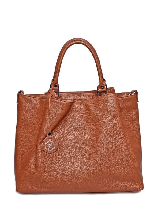 Luisa Vannini Braun Rindsledertasche - Image 1