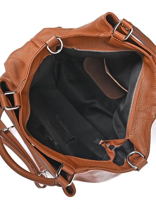 Luisa Vannini Braun Rindsledertasche - Image 4