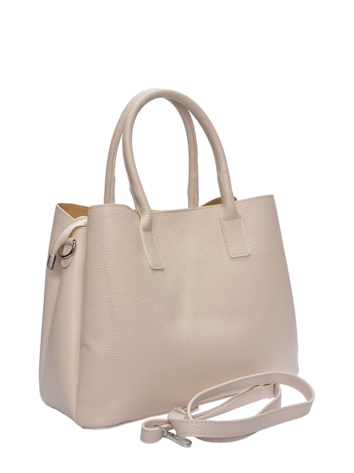 Anna Luchini Beige Rindsledertasche - Image 2