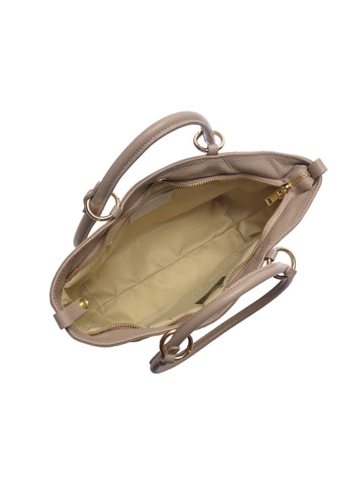 Roberta M Beige Rindsledertasche - Image 4