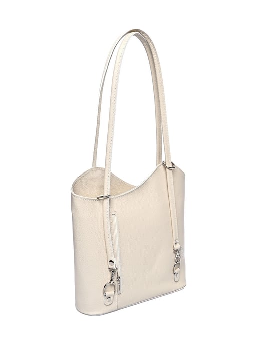 Anna Luchini Beige Rindsledertasche - Image 2