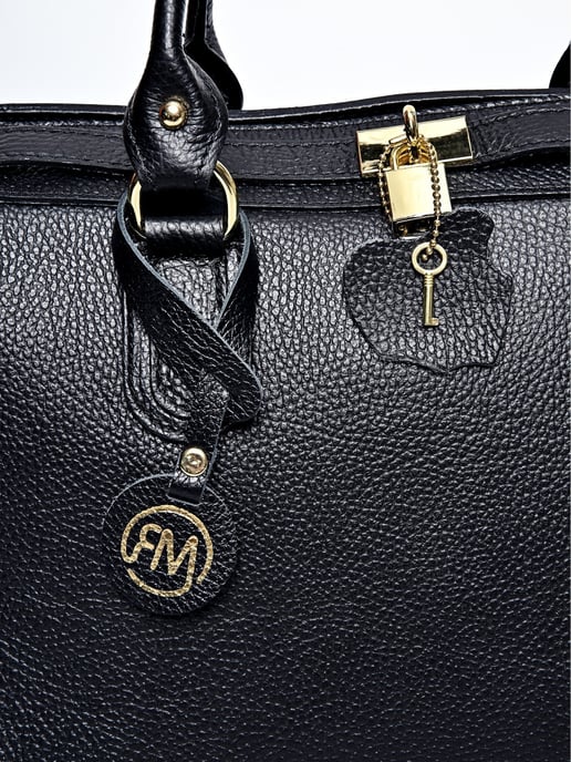 Roberta M Schwarz Rindsledertasche - Image 3