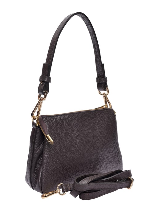 Luisa Vannini Kastanienbraun Rindsledertasche - Image 2
