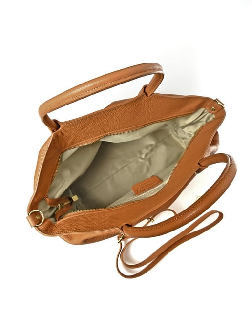Isabella Rhea Braun Rindsledertasche - Image 4