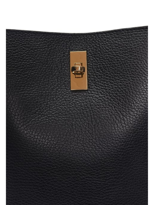Luisa Vannini Schwarz Rindsledertasche - Image 3