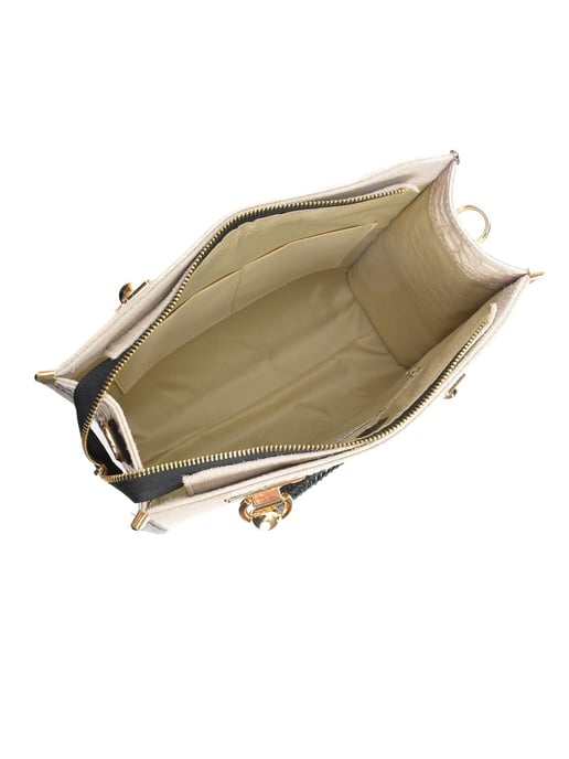 Roberta M Beige Rindsledertasche - Image 4