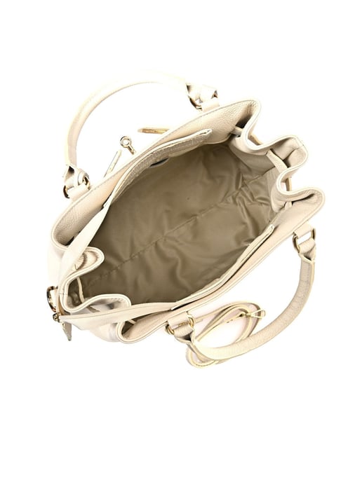 Anna Luchini Beige Rindsledertasche - Image 4