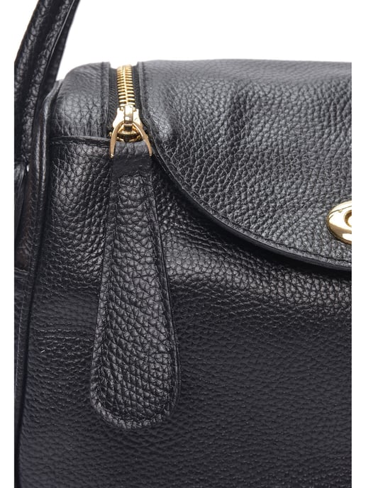Luisa Vannini Schwarz Rindsledertasche - Image 3