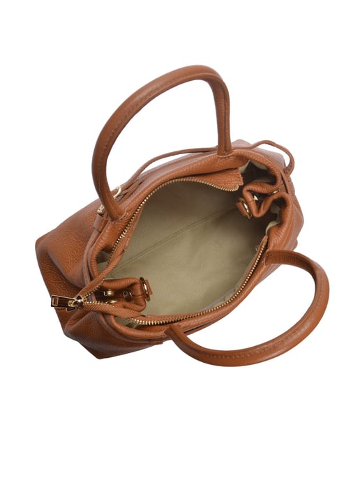 Luisa Vannini Braun Rindsledertasche - Image 4