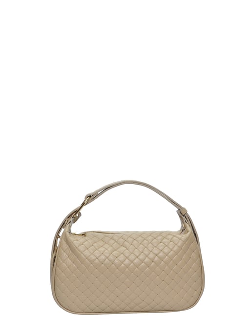 Anna Luchini Beige Rindsledertasche - Image 1