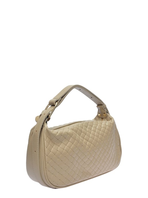 Anna Luchini Beige Rindsledertasche - Image 2