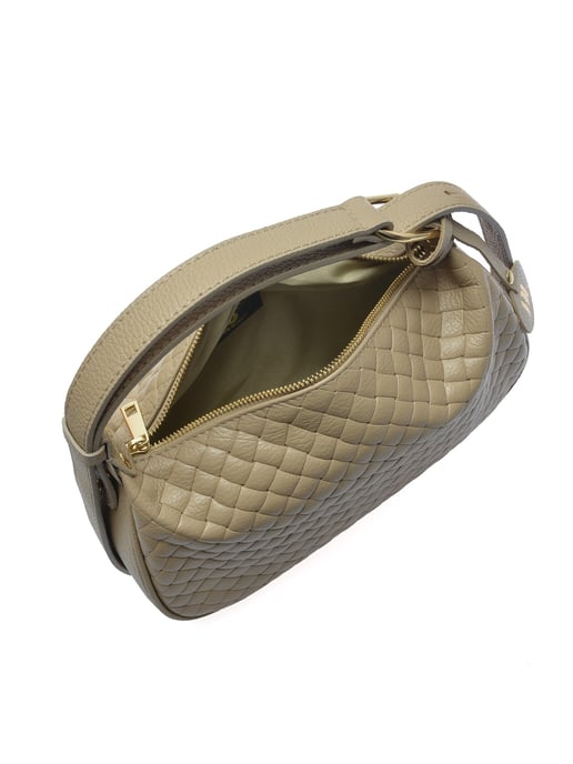 Anna Luchini Beige Rindsledertasche - Image 4