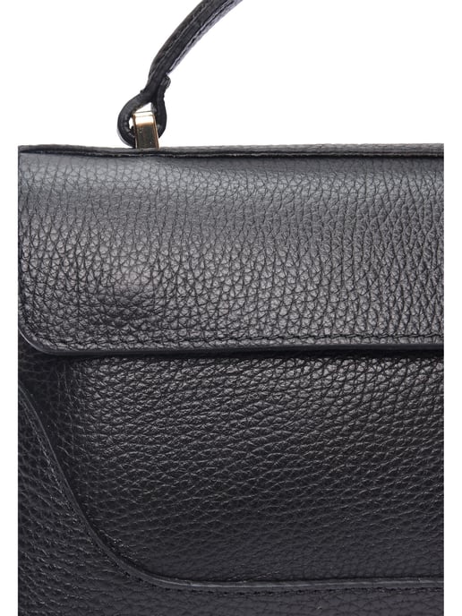 Luisa Vannini Schwarz Rindsledertasche - Image 3