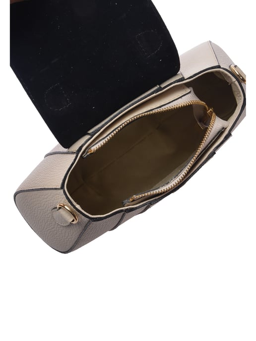 Luisa Vannini Beige Rindsledertasche - Image 4