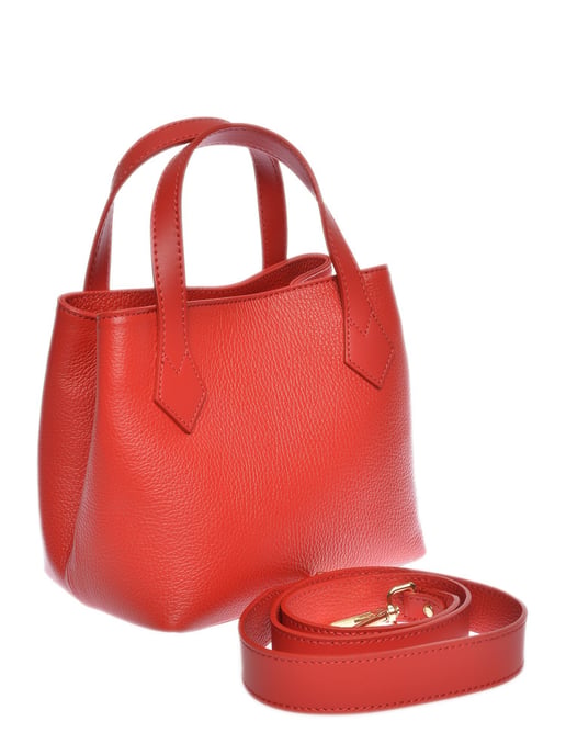 Luisa Vannini Rot Rindsledertasche - Image 2