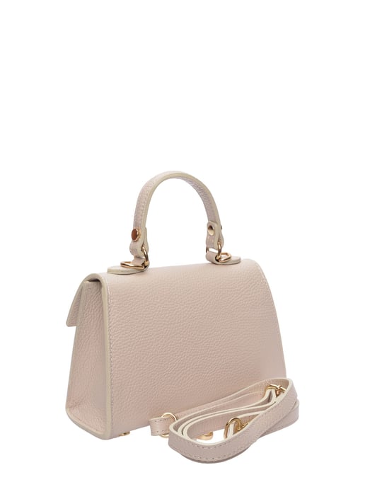 Luisa Vannini Beige Rindsledertasche - Image 2