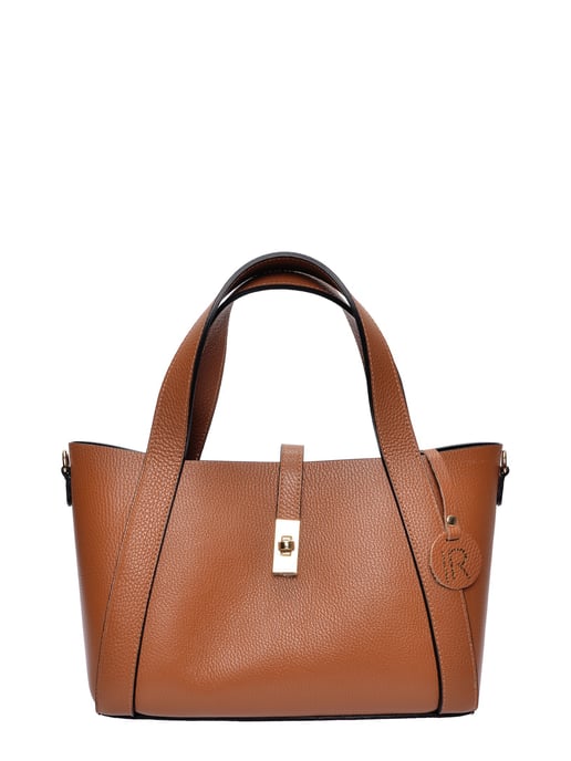 Isabella Rhea Braun Rindsledertasche - Image 1
