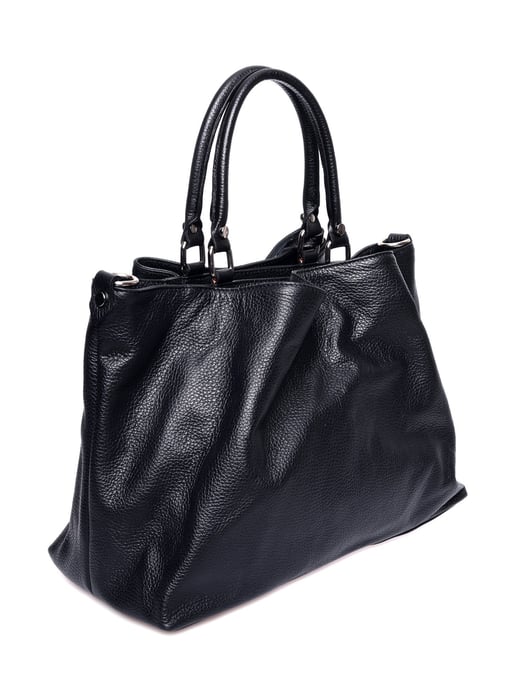 Luisa Vannini Schwarz Rindsledertasche - Image 2