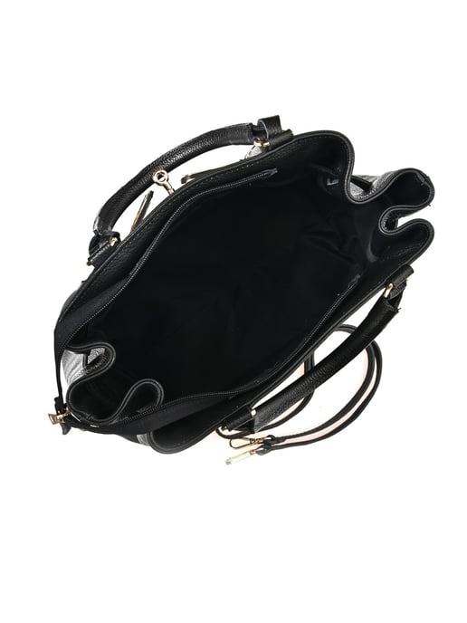 Anna Luchini Schwarz Rindsledertasche - Image 4