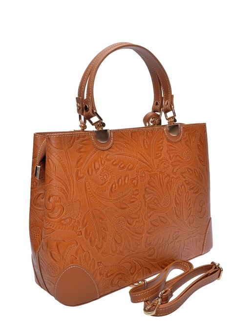 Anna Luchini Braun Rindsledertasche - Image 2