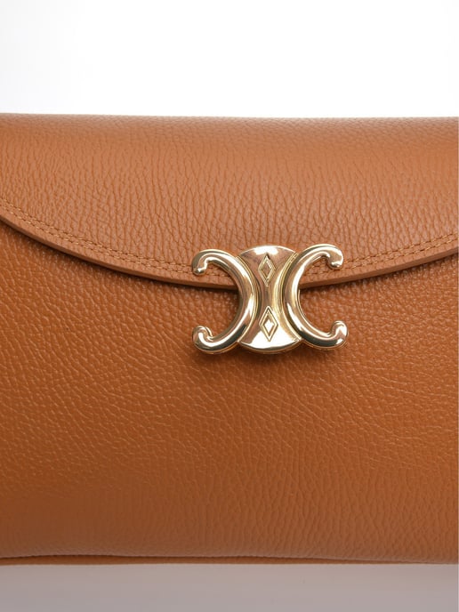 Anna Luchini Braun Rindsledertasche - Image 3