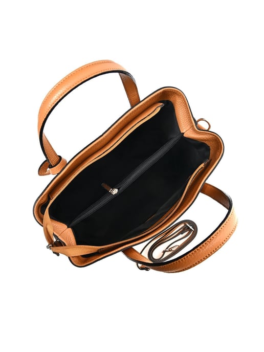 Anna Luchini Braun Rindsledertasche - Image 4