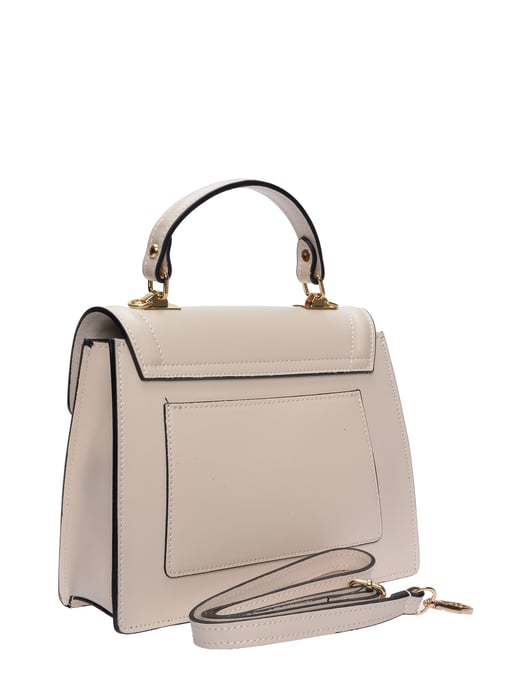 Luisa Vannini Beige Rindsledertasche - Image 2