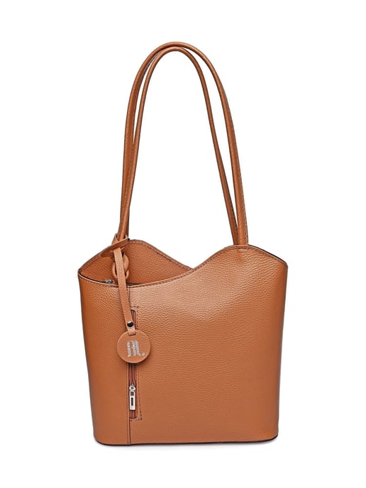 Anna Luchini Braun Rindsledertasche - Image 1