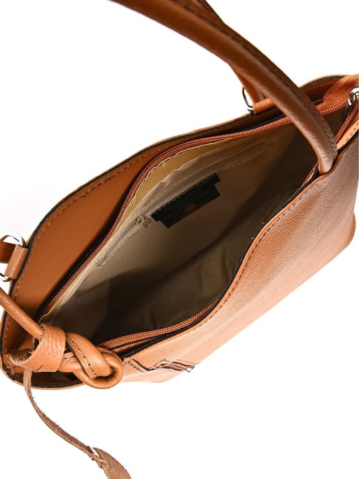 Anna Luchini Braun Rindsledertasche - Image 4