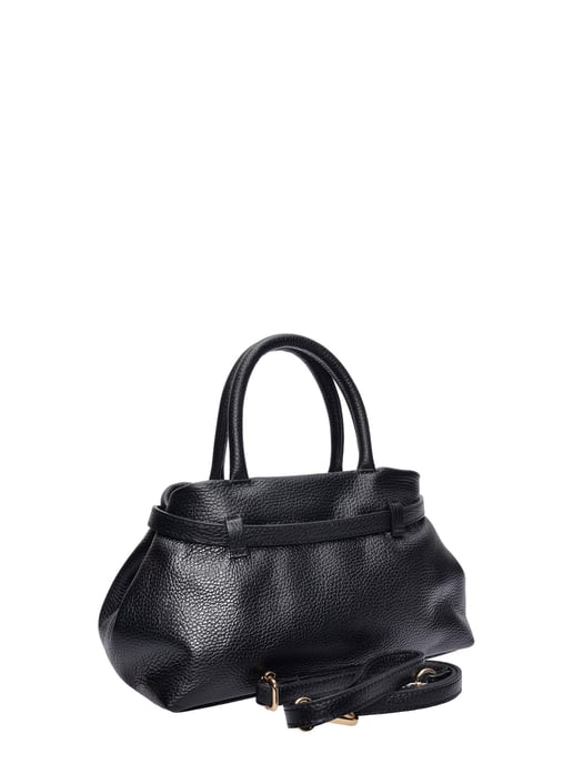 Luisa Vannini Schwarz Rindsledertasche - Image 2