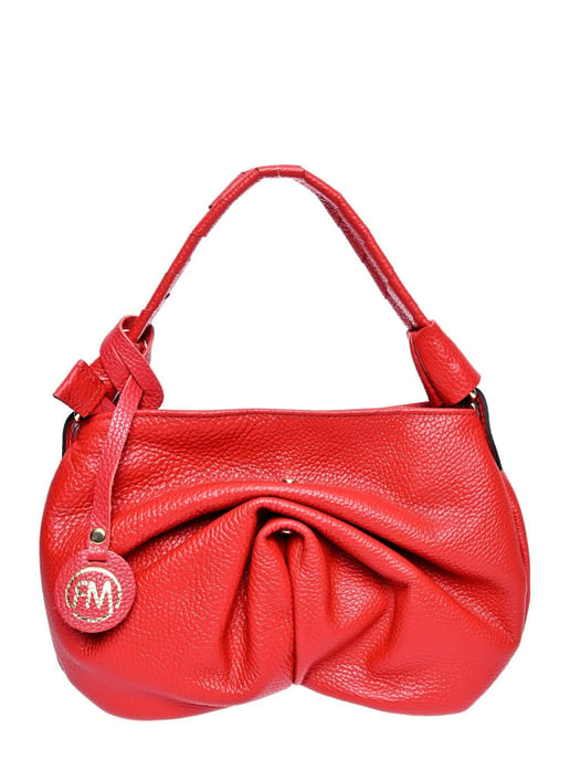 Roberta M Rot Rindsledertasche - Image 1