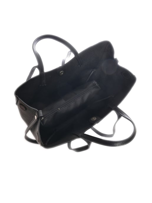 Luisa Vannini Schwarz Rindsledertasche - Image 4