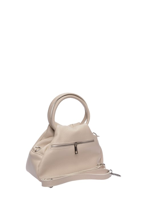 Luisa Vannini Beige Rindsledertasche - Image 2