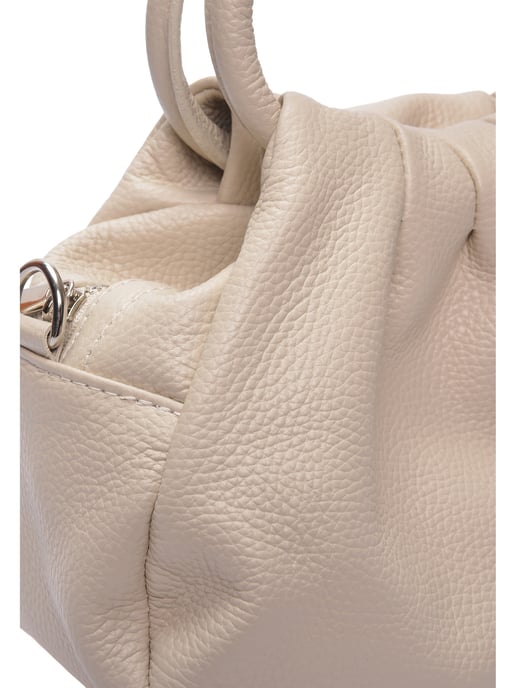 Luisa Vannini Beige Rindsledertasche - Image 3