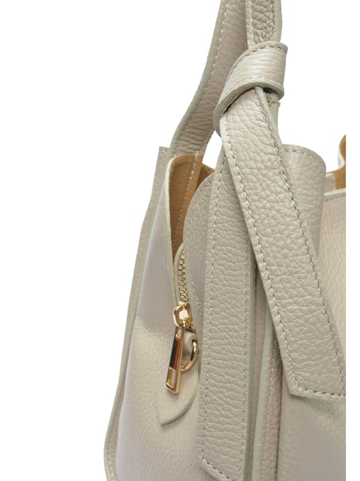 Anna Luchini Beige Rindsledertasche - Image 3