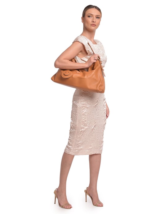 Luisa Vannini Braun Rindsledertasche - Image 5