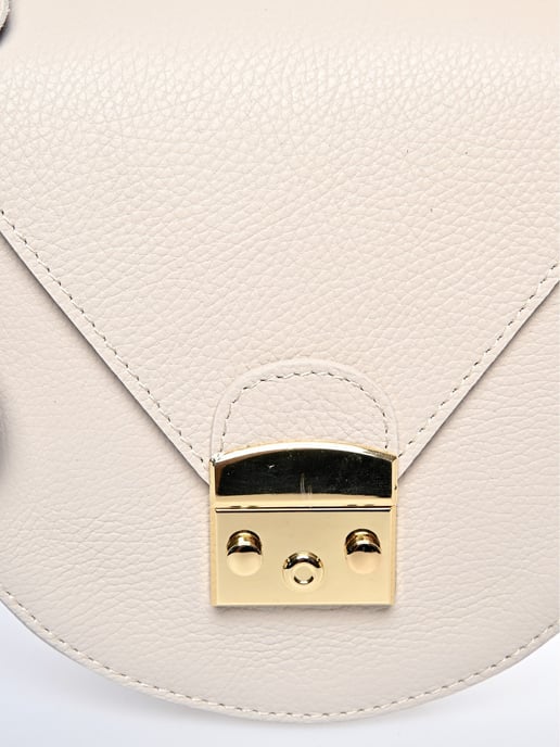 Roberta M Beige Rindsledertasche - Image 3