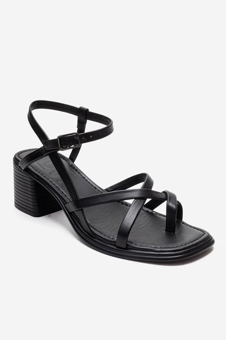 Lavish Leder Blockabsatz Sandale (Damen) - Image 3