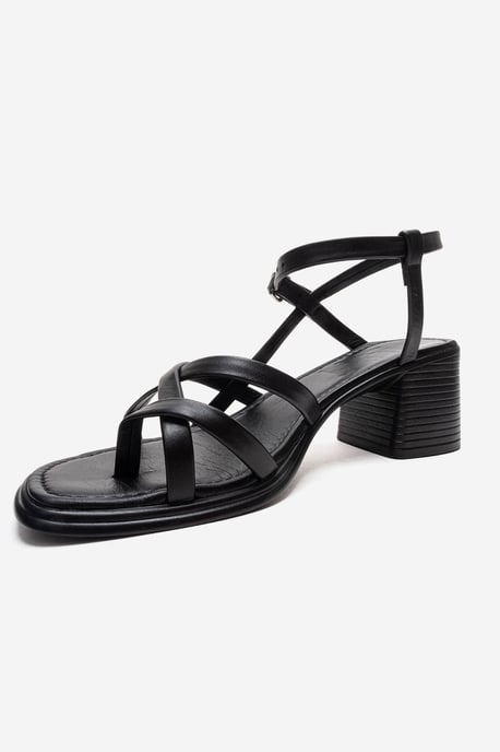 Lavish Leder Blockabsatz Sandale (Damen) - Image 6