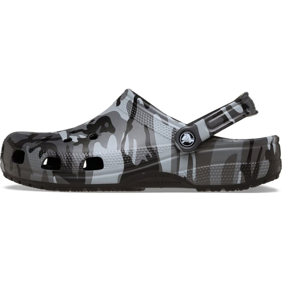 Crocs Classic Camouflage Clog Thermoplastische Männerclogs In Schwarz/Schiefergrau - Image 6