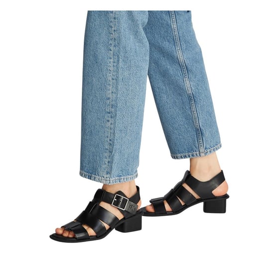 Calvin Klein Jeans Schwarze Polyester Flache Sandalen - Image 3