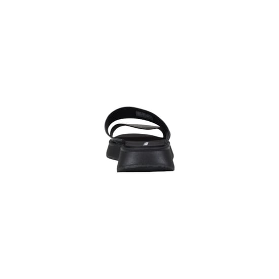 Calvin Klein Jeans Schwarze Leder Flache Sandalen - Image 4