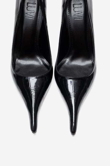 Prologue Luce Spitz zulaufende Stiletto-Pumps - Schwarz - Image 3