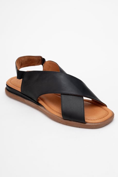 Broods Elastik Leder Slip-On Sandalen (Damen) - Image 1