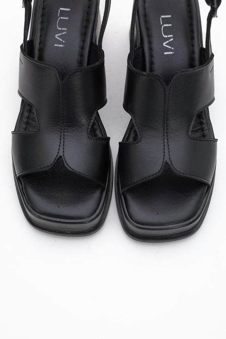 Zennia Leder Plateau Sandale (Women) - Image 3